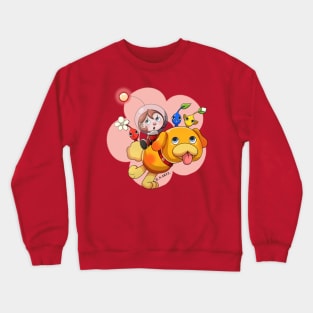 P4 pom design Crewneck Sweatshirt